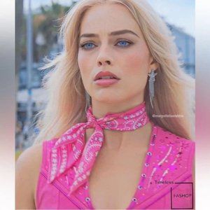 ZARA X BARBIE™M THE MOVIE @WARNER BROS. COTTON BANDANA